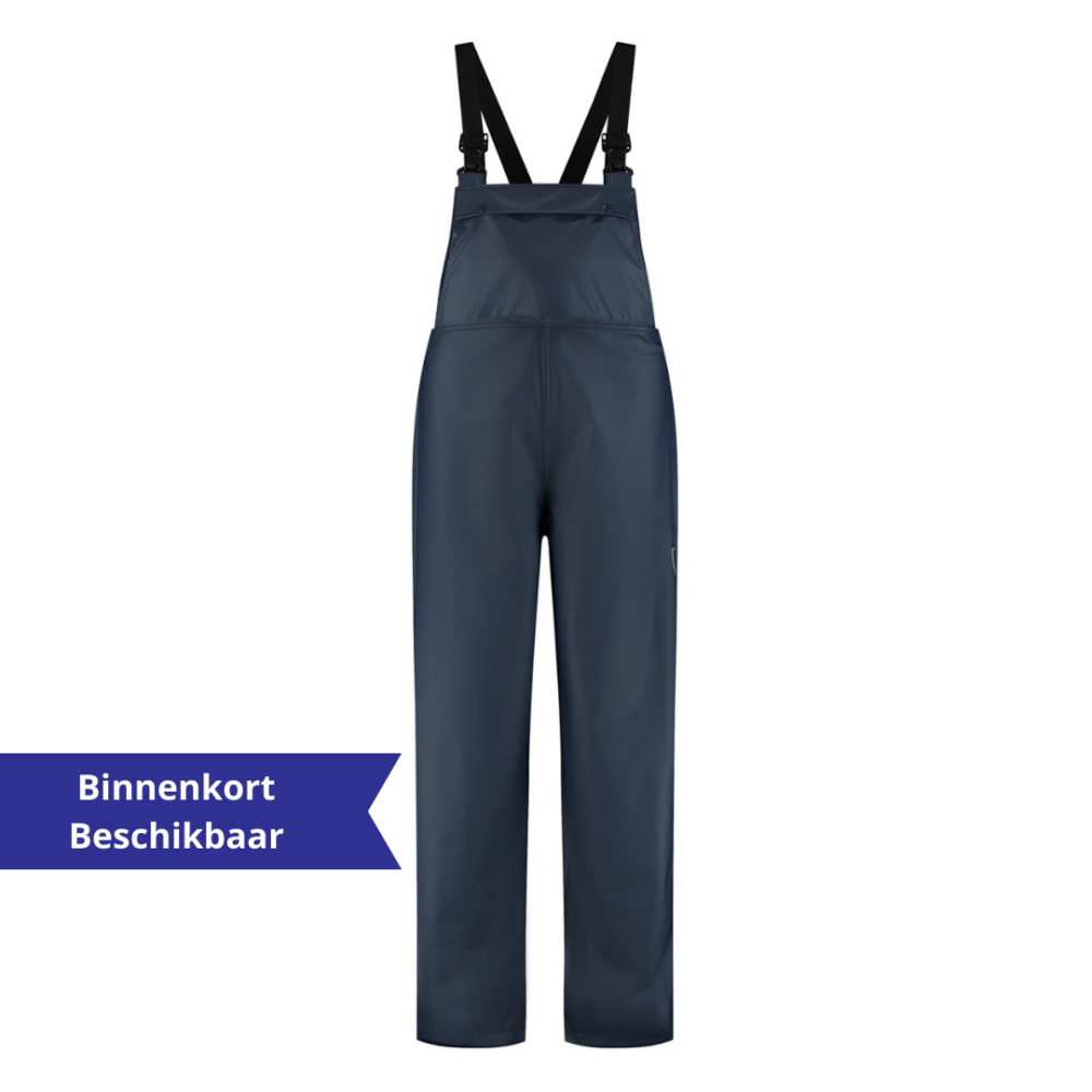 Noname Rainwear Tuinbroek RWT100 PU marineblauw(NAVY)
