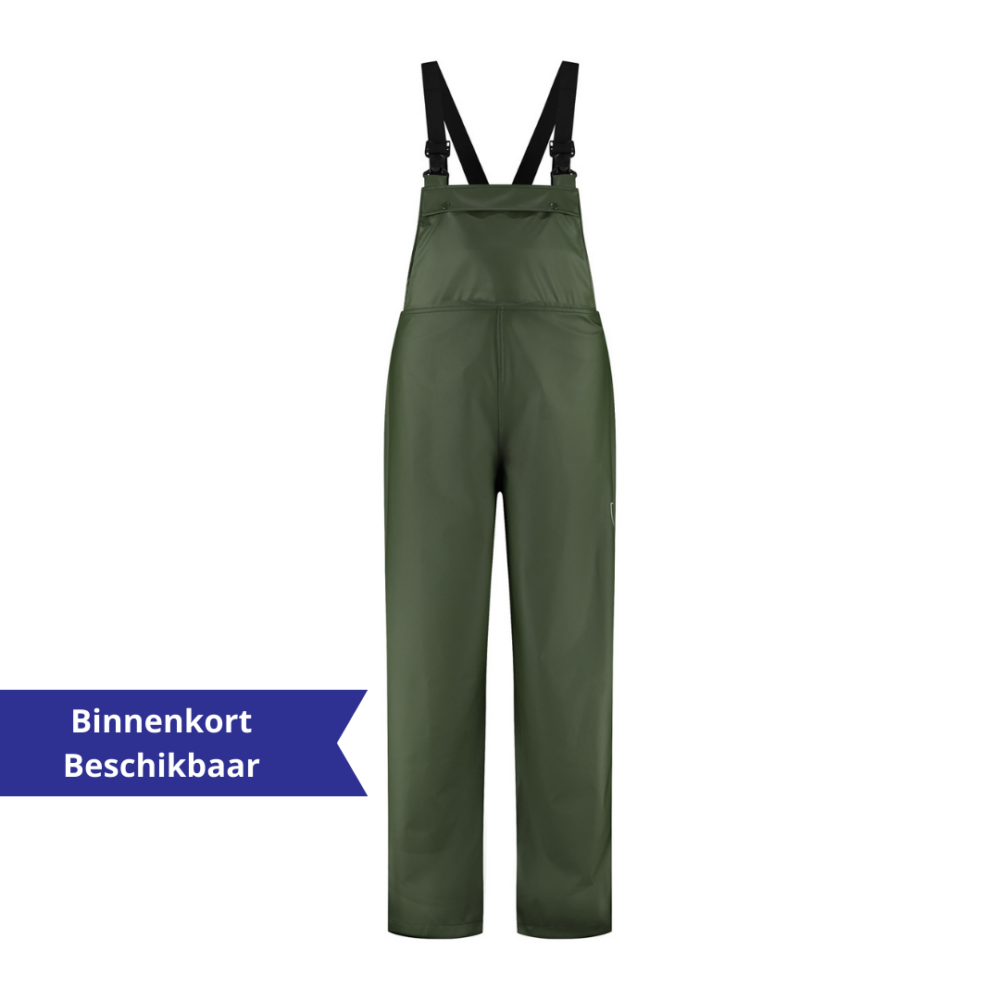 Noname Rainwear Tuinbroek RWT100 PU legergroen(FLGROEN)
