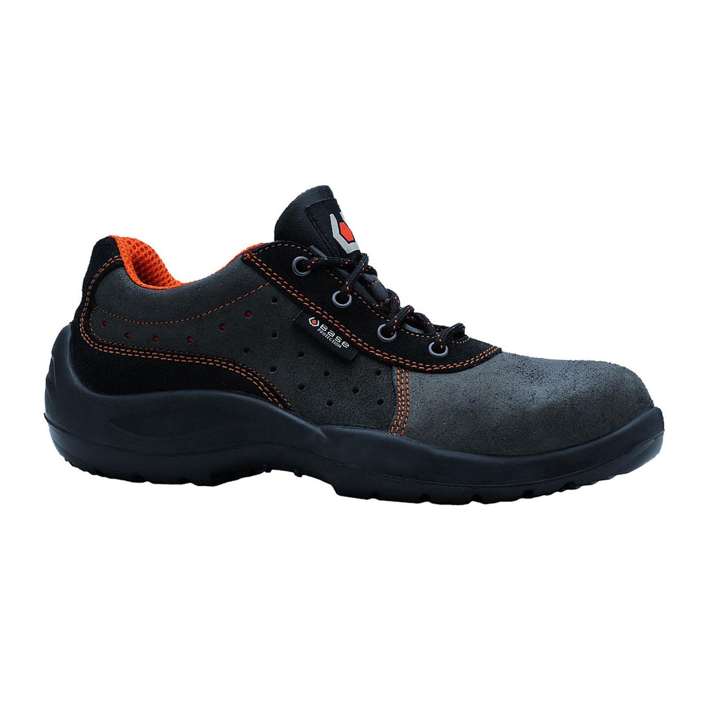 Base Classic Schoenen B0105 Franklin S1 SRC grijs orange(GO)