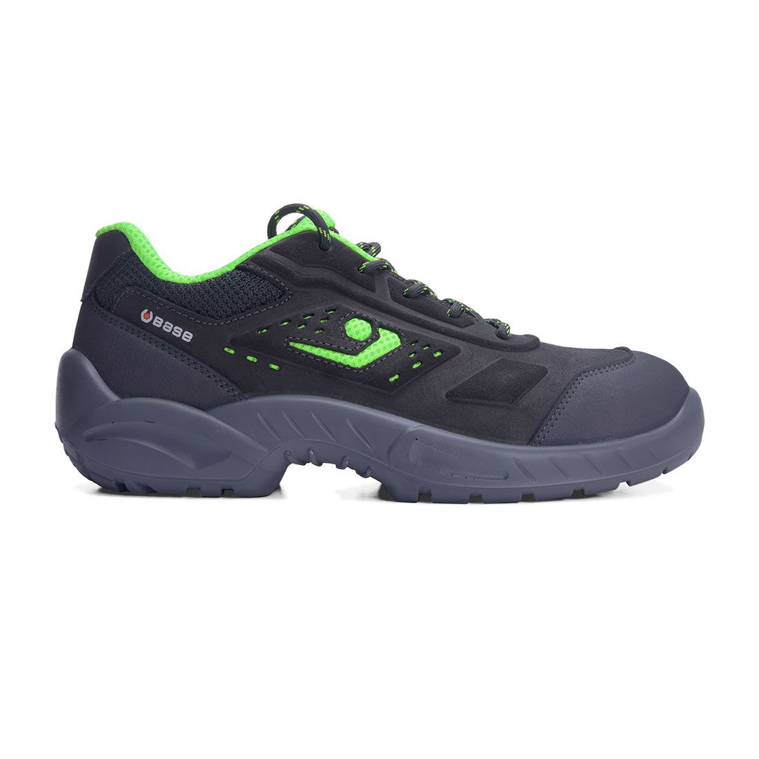 Base Smart Veiligheidsschoenen B0136C Cadorna S1PS LG FO SR grijs-groen(GG)
