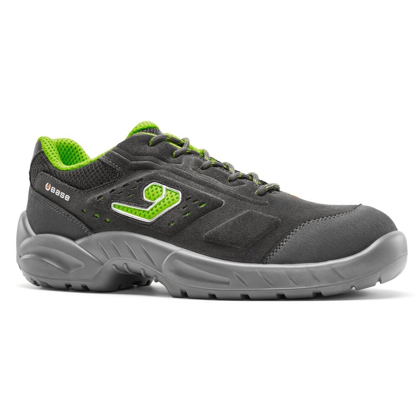 Base Smart Veiligheidsschoenen B0136C Cadorna S1PS LG FO SR grijs-groen(GG)
