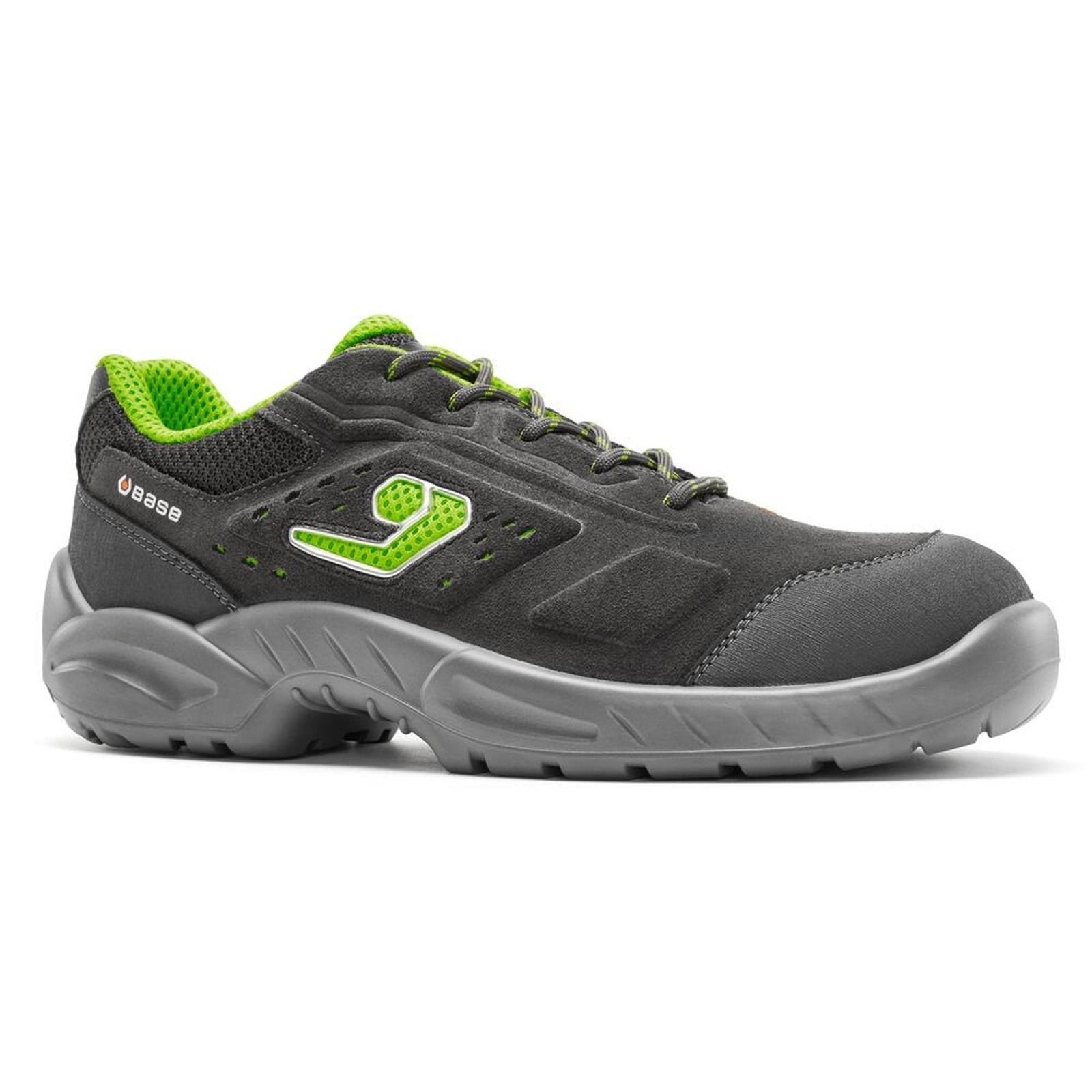 Base Smart Veiligheidsschoenen B0136C Cadorna S1PS LG FO SR grijs-groen(GG)