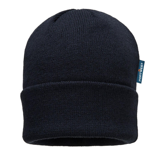 Portwest Accessoires Regenkleding Bescherming Tegen Alle Weersomstandigheden Muts B013 gebreid isolerend donker marineblauw(NV)