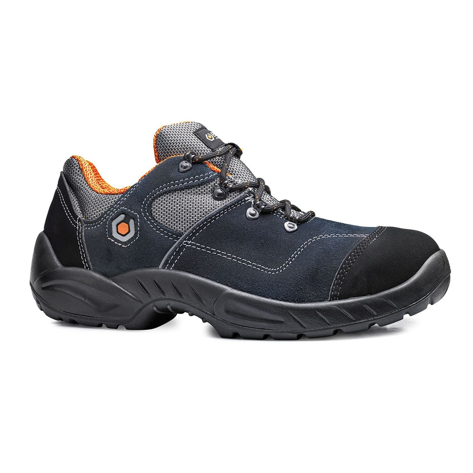 Base Smart Schoenen B0155 Garibaldi  blauw-oranje(BL)