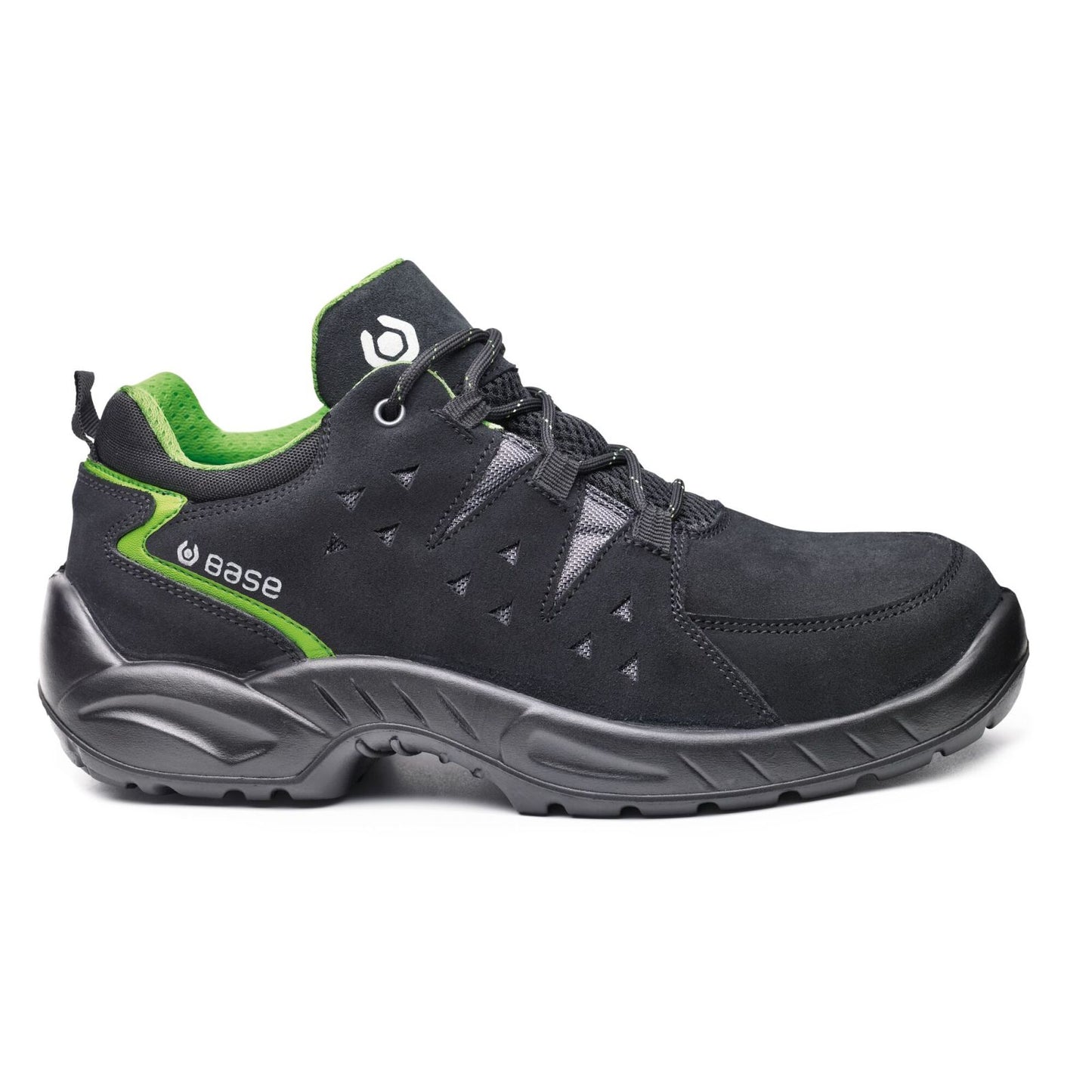 Base Smart Schoenen B0175 Harlem zwart-groen(BG)