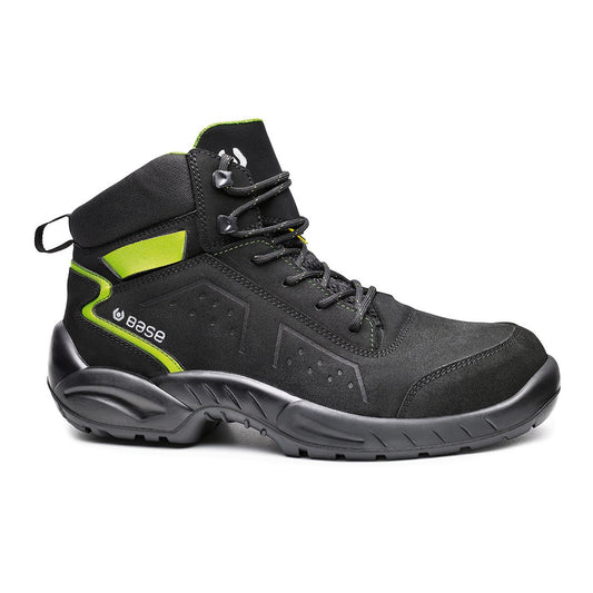Base Smart Schoenen B0177E Chester Top Esd zwart-groen(BGN)