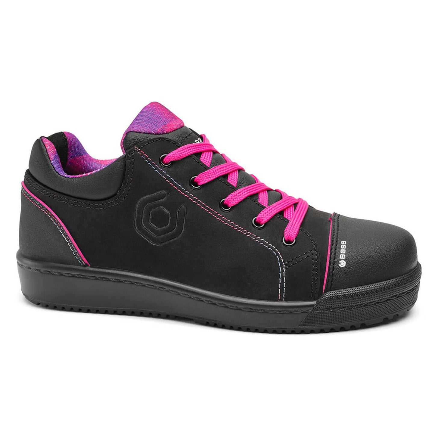 Base Miss Base schoenen B0240B Margot S3 SRC dames zwart-fuchsia roze(BF)