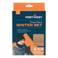 Portwest Accessoires Regenkleding Alle Weersomstandigheden accessoireset B035 winter3pcs (muts, sjaal, handschoenen) zwart(BK)