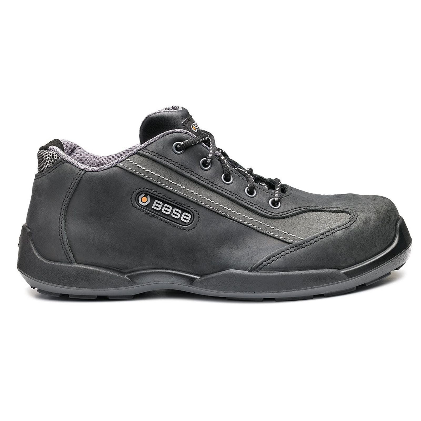 Base Record Schoenen B0627 Rally zwart-grijs(BK)