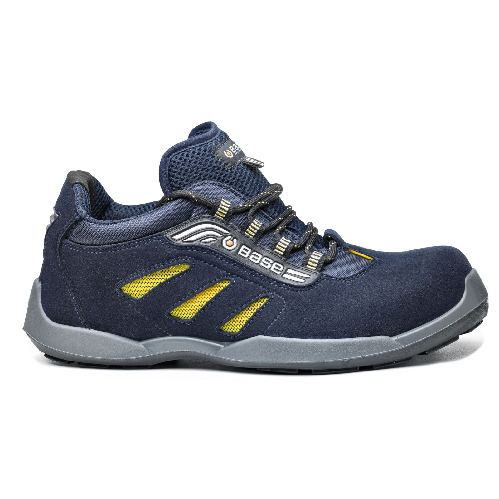 Base Record Schoenen B0647 Frisbee blauw-geel(BL)