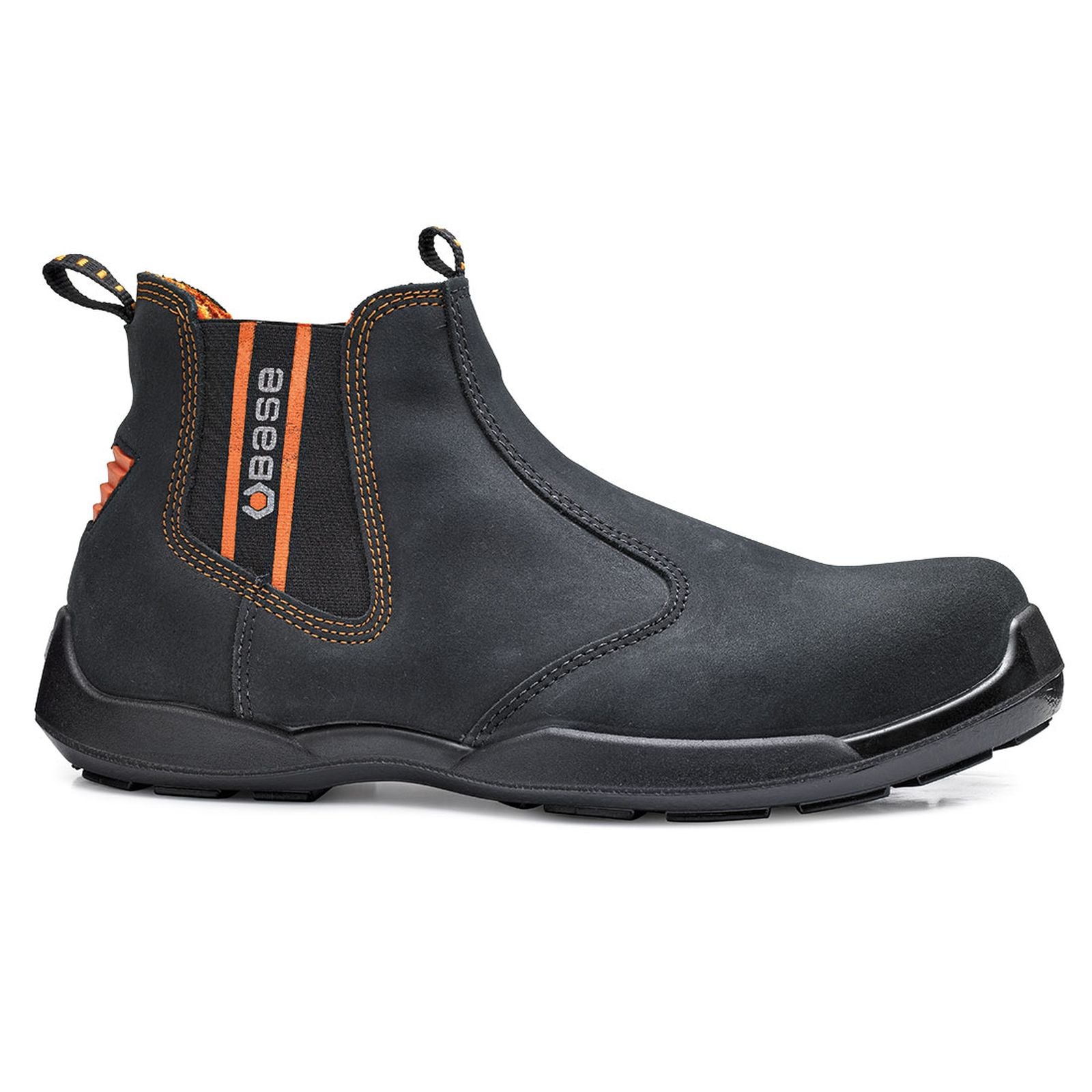 Base Record Schoenen B0652 Dealer zwart-oranje(BK)