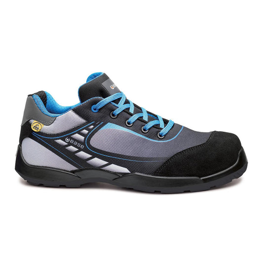 Base Record Schoenen B0676E Bowling Esd zwart-blauw(BK)