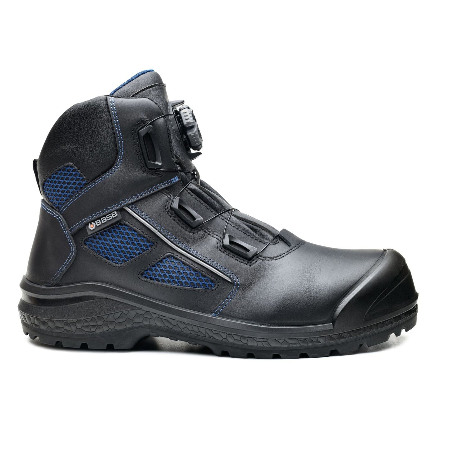 Base Classic Plus Schoenen B0821 Be-Fast Top zwart-blauw(BK)