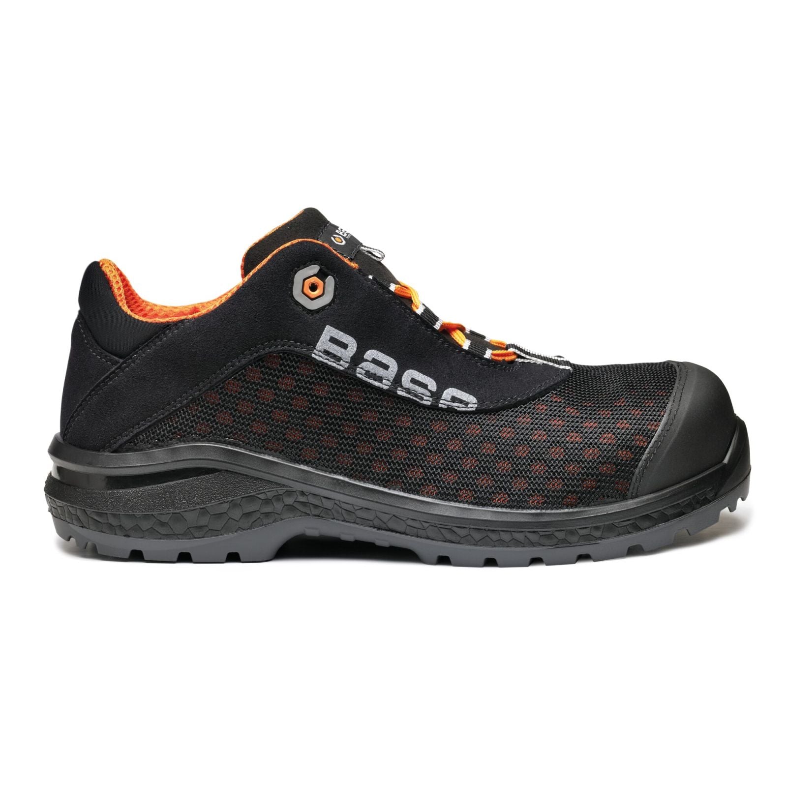 Base Classic Plus Schoenen B0878 Be-Fit  zwart-oranje(BK)