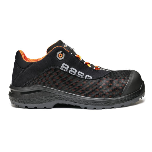 Base Classic Plus Schoenen B0878 Be-Fit  zwart-oranje(BK)