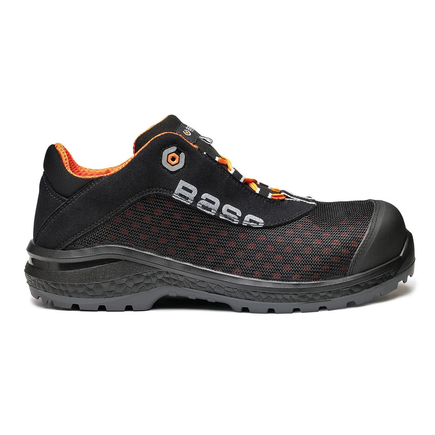 Base Classic Plus Schoenen B0878 Be-Fit  zwart-oranje(BK)