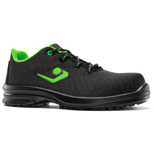Base Smart Evo Veiligheidsschoenen B0904A Halley S3L FO SR zwart-groen(BG)