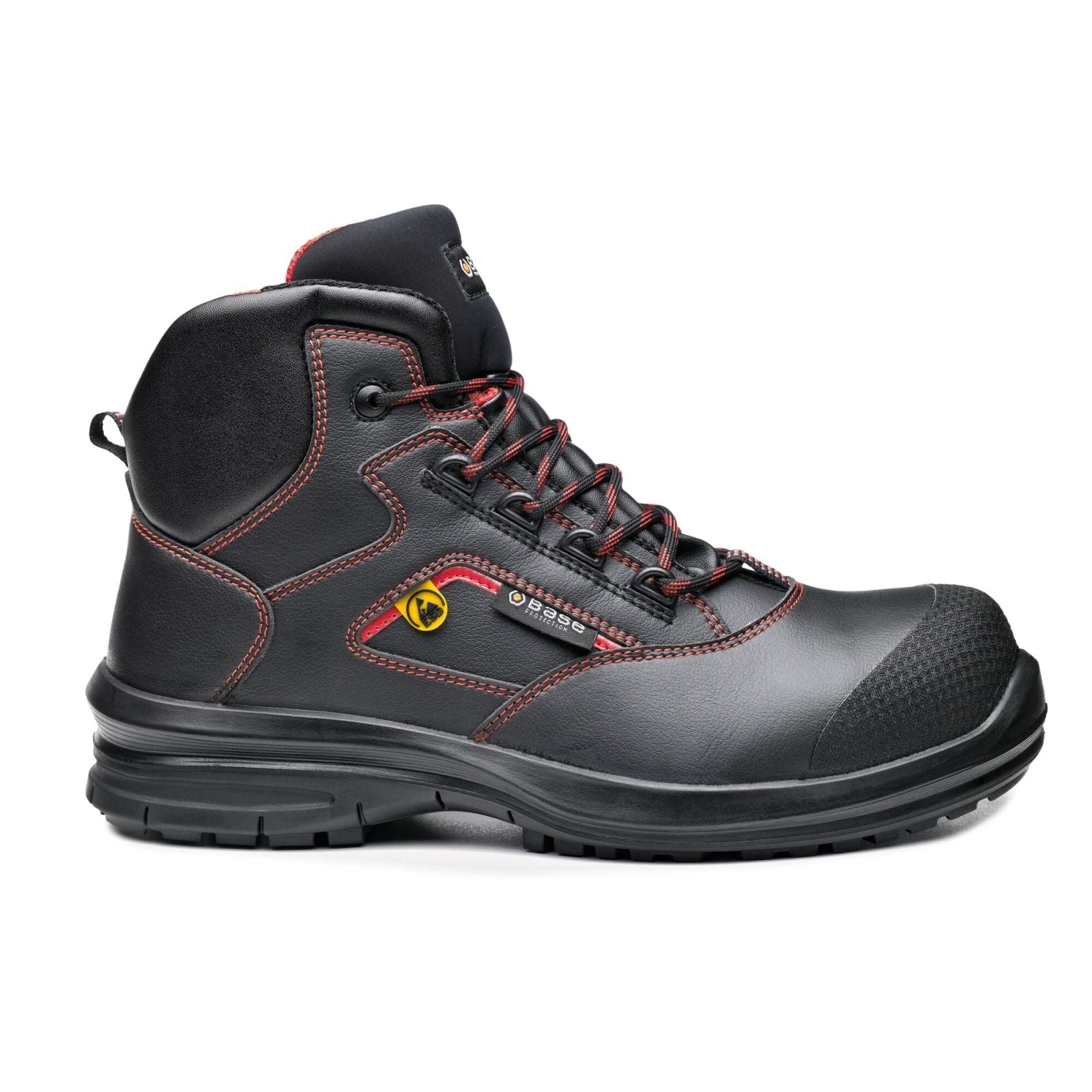 Base Smart Schoenen B0958 Matar Top zwart-rood(BK)