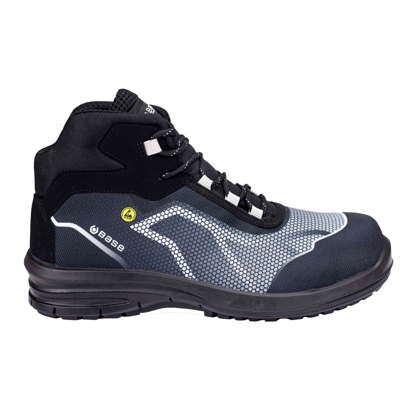Base Smart Evo Schoenen B0979E Oren ESD Top zwart-grijs(BK)