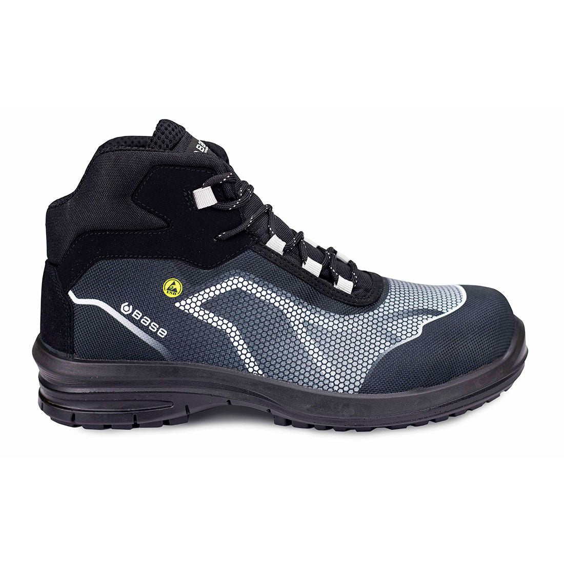 Base Smart Evo Schoenen B0979E Oren ESD Top zwart-grijs(BKG)
