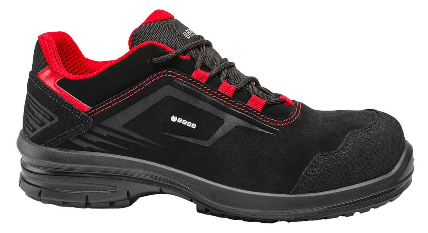 Base Smart Evo schoenen B0982A Dione S3L SRC zwart-rood(AB)