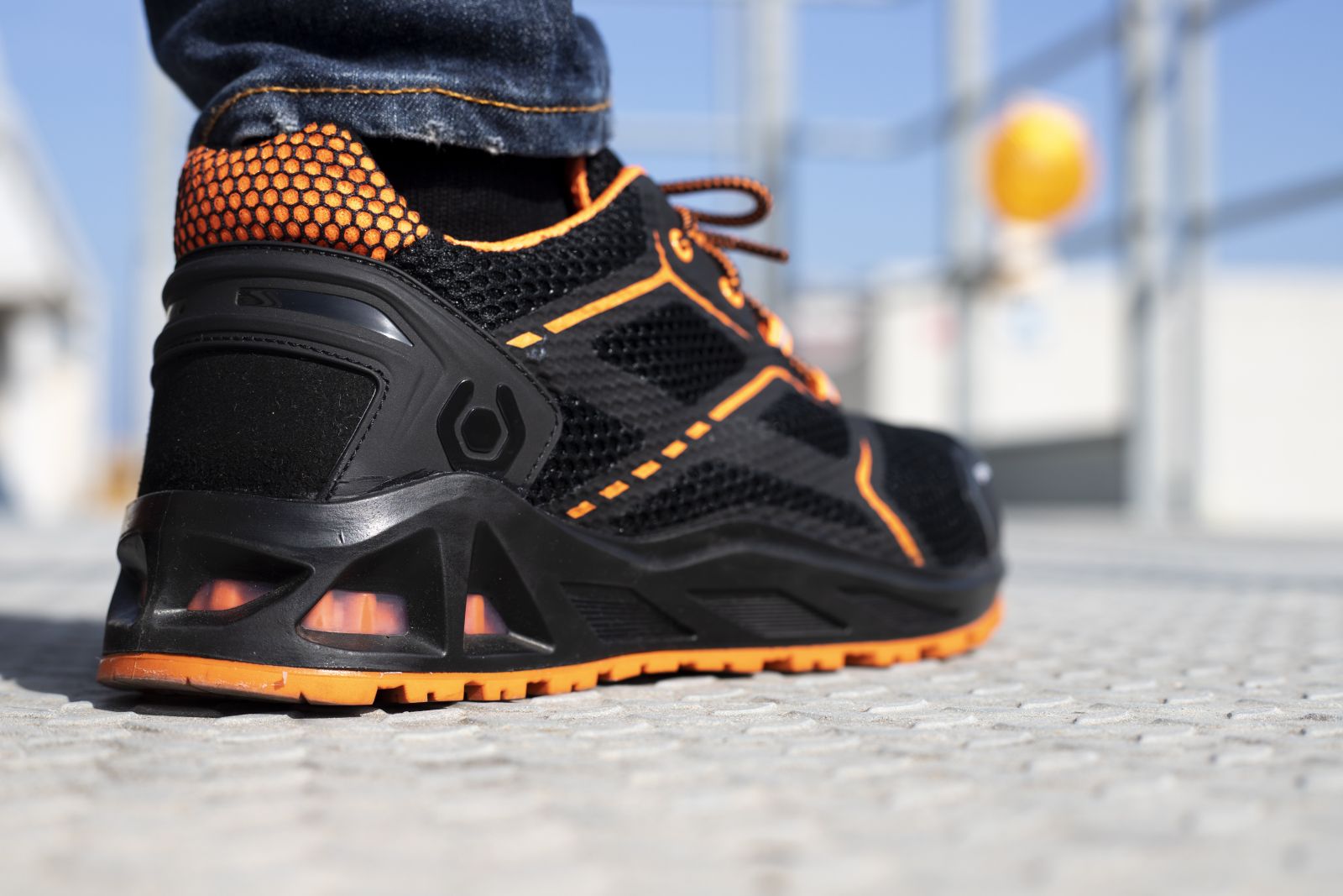 Base Kaptiv Schoenen B1004 K-Step zwart-oranje(BK)