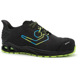 Base Kaptiv Veiligheidsschoenen B1049A K-Flick S3S ESD HRO CI FO SR zwart-groen(BG)