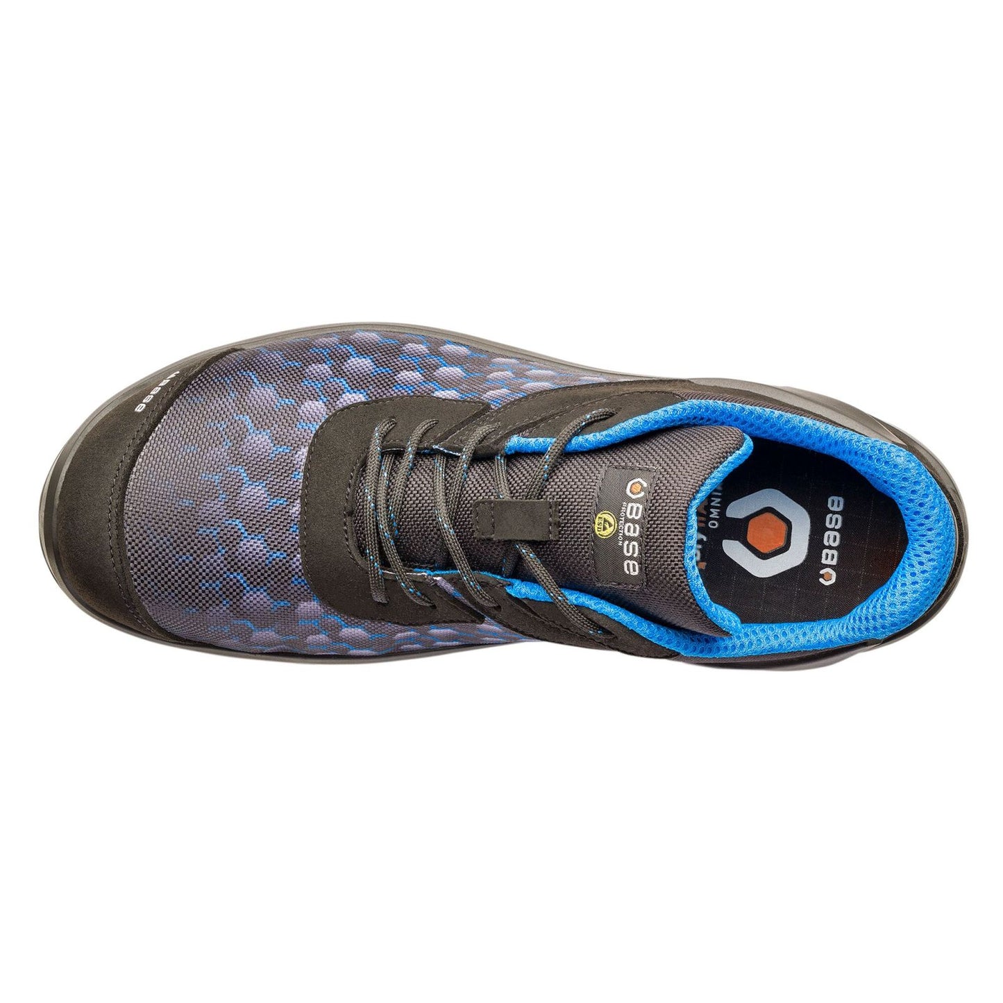 Base I4 Schoenen B1208 I-Robox Blue S3 ESD SRC grijs-kobaltblauw(GC)