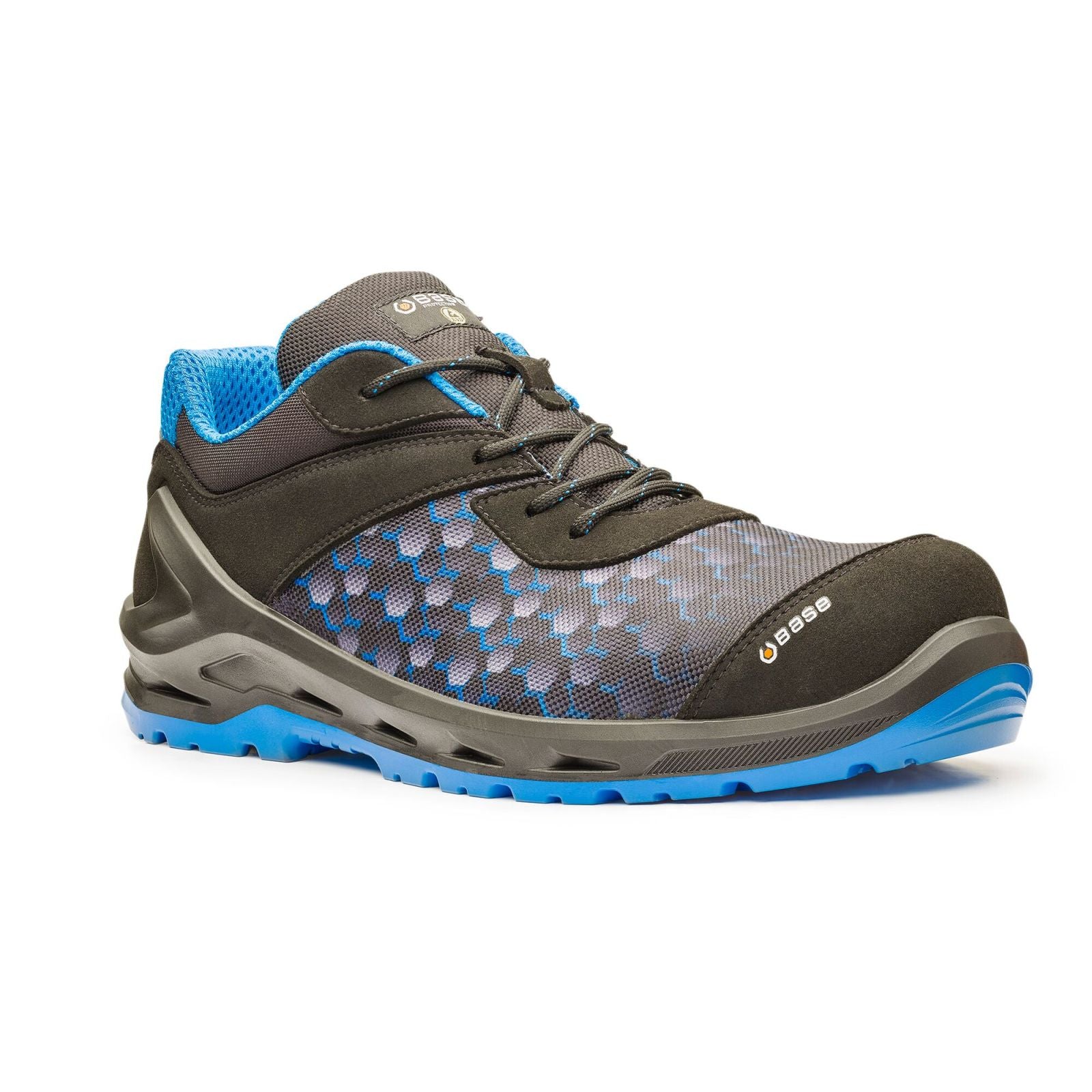 Base I4 Schoenen B1208 I-Robox Blue S3 ESD SRC grijs-kobaltblauw(GC)