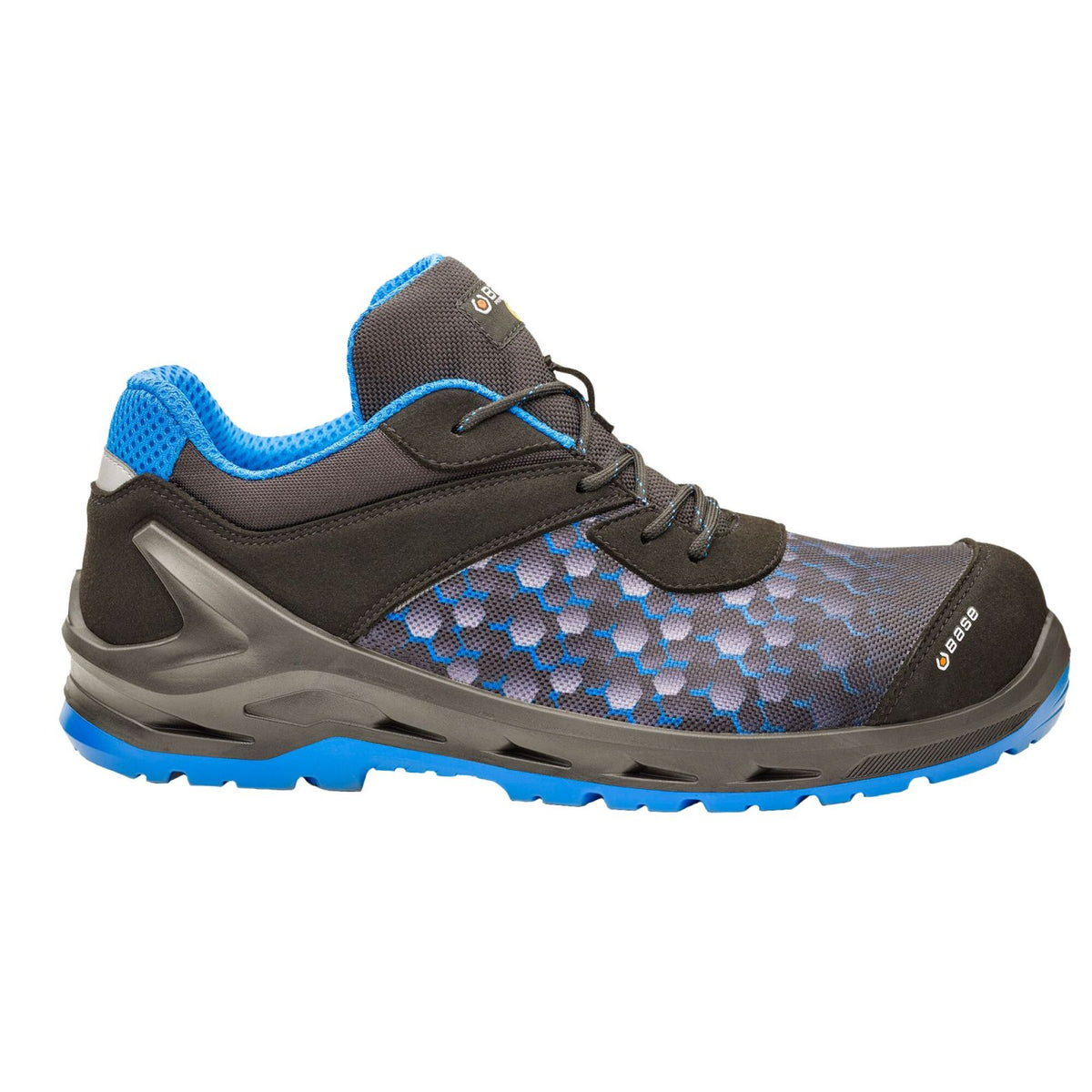 Base I4 Schoenen B1208 I-Robox Blue S3 ESD SRC grijs-kobaltblauw(GC)