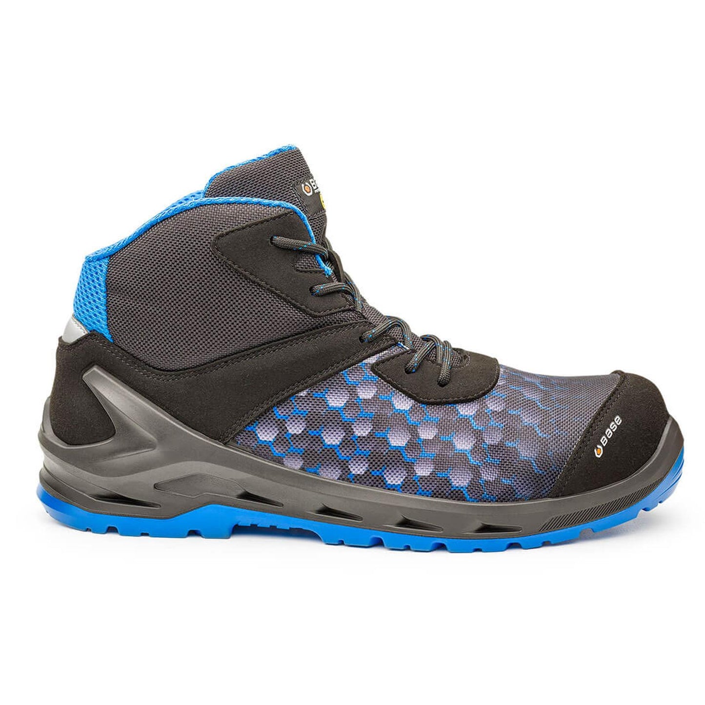 Base I4 Schoenen B1209 I-Robox Blue Top S3 ESD SRC grijs-kobaltblauw(GC)