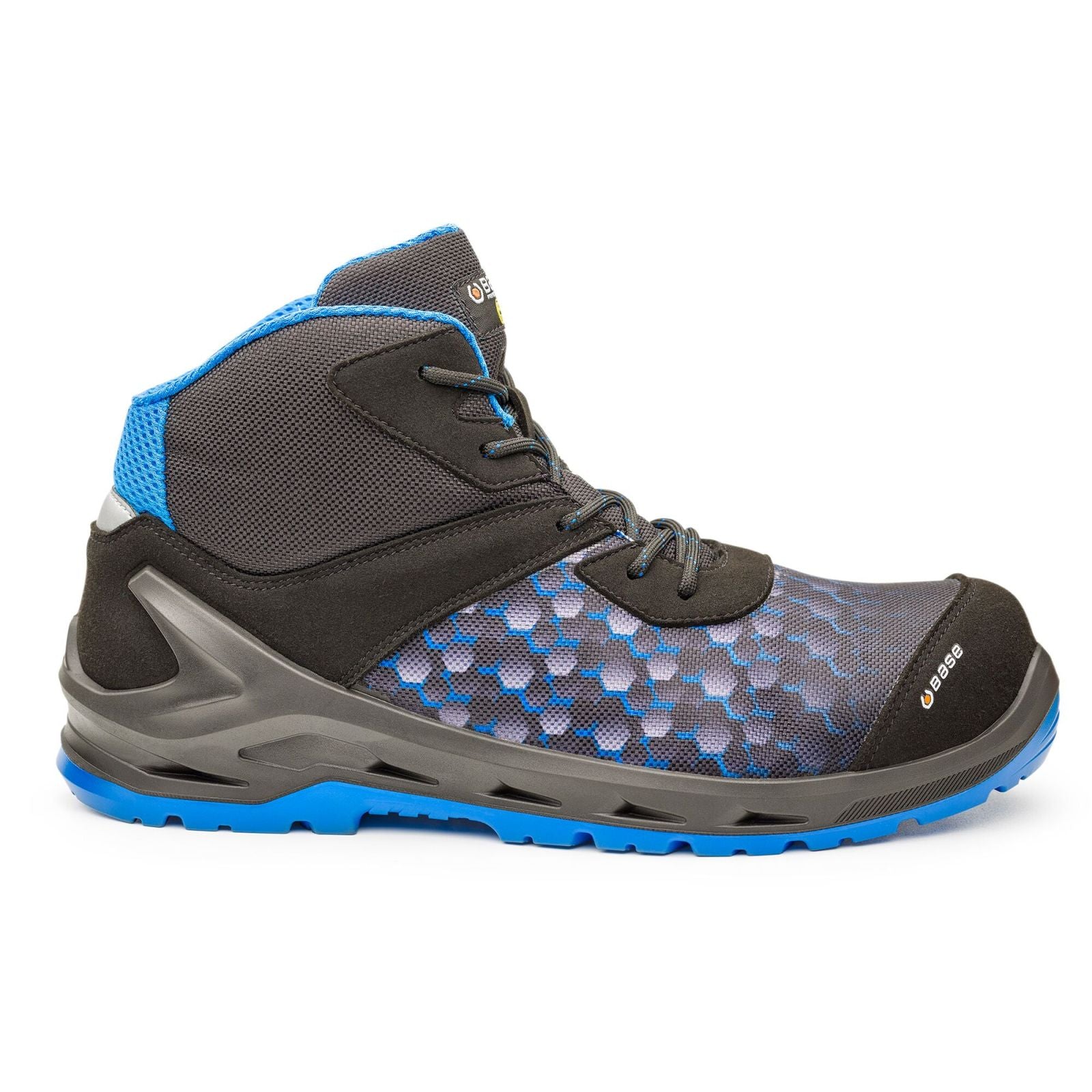 Base I4 Schoenen B1209 I-Robox Blue Top S3 ESD SRC grijs-kobaltblauw(GC)