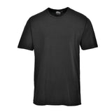 Portwest Basislaag Alle Weersomstandigheden T-Shirt B120 thermisch korte mouw zwart(BK)