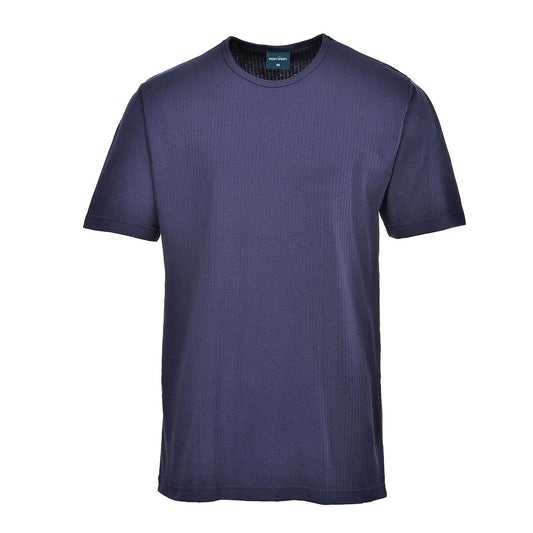 Portwest Basislaag Bescherming Tegen Alle Weersomstandigheden T-Shirt B120 thermisch korte mouw marineblauw(NA)