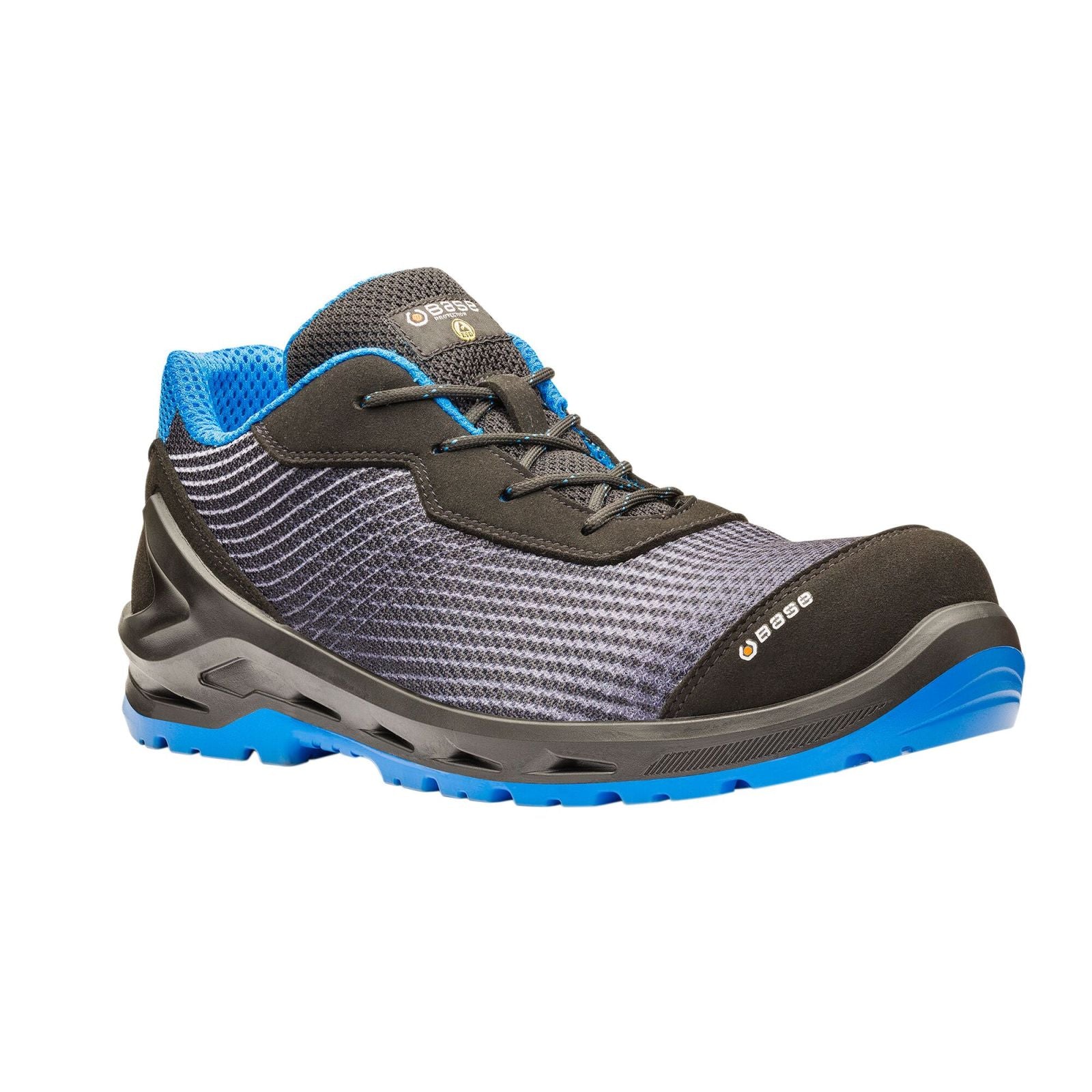Base I4 Schoenen B1212 I-Cyber zwart-blauw(BK)