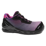 Base Miss Base Schoenen B1212C Arya S1P ESD SRC zwart-fuchsiaroze(BF)