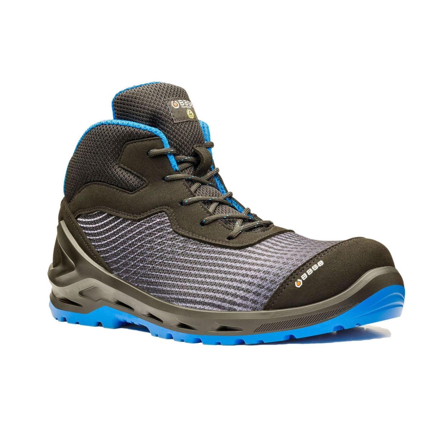 Base I4 Schoenen B1213 I-Cyber Top zwart-blauw(BK)