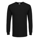 Portwest Basislaag Alle Weersomstandigheden T-Shirt B123 Thermisch Lange Mouw zwart(BK)
