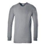 Portwest Basislaag Bescherming Tegen Alle Weersomstandigheden T-Shirt B123 Thermisch Lange Mouw grijs(GR)