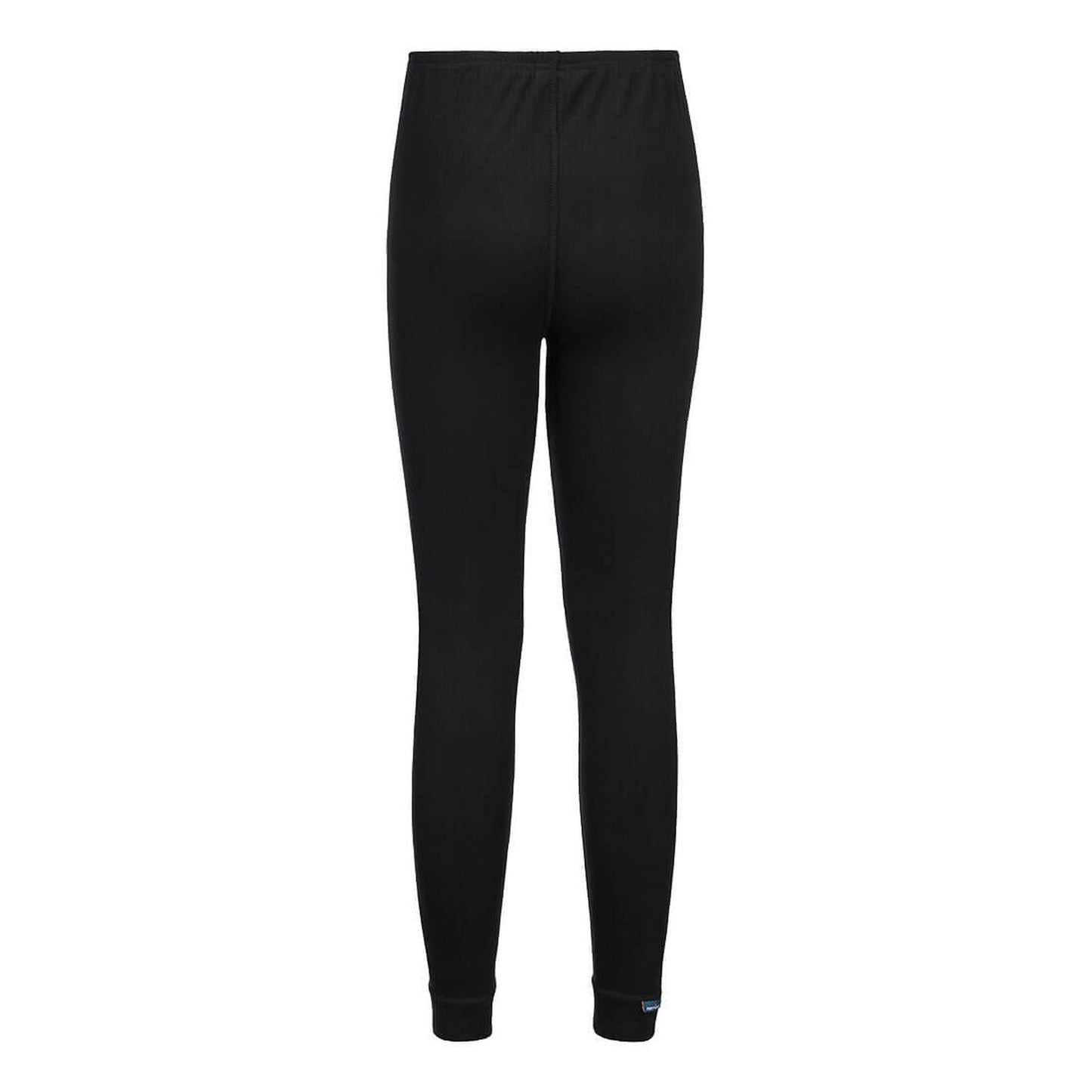 Portwest Basislaag Lange onderbroek B125 thermisch dames zwart(BK)