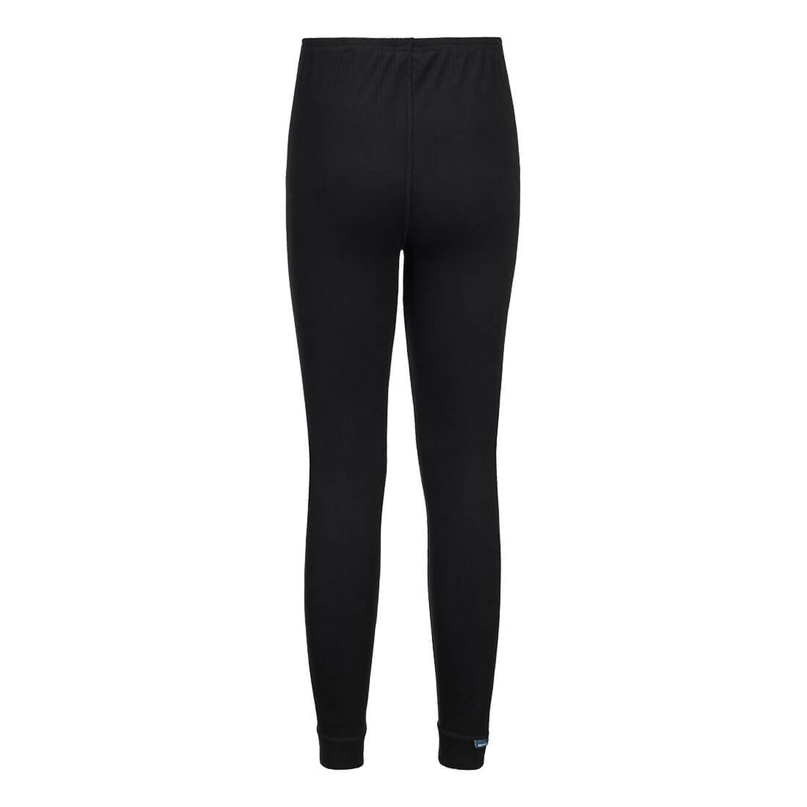 Portwest Basislaag Lange onderbroek B125 thermisch dames zwart(BK)