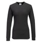 Portwest Basislaag Ondershirt B126 thermisch dames zwart(BK)