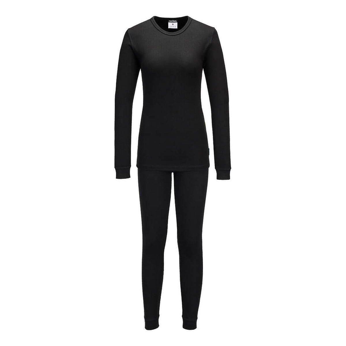 Portwest Basislaag Bescherming Tegen Alle Weersomstandigheden Set Onderkleding B128 Thermisch Basislaag Dames zwart(BK)