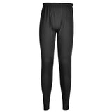 Portwest Basislaag Bescherming Tegen Alle Weersomstandigheden Thermobroek B131 Thermische Basislaag Broek zwart(BK)