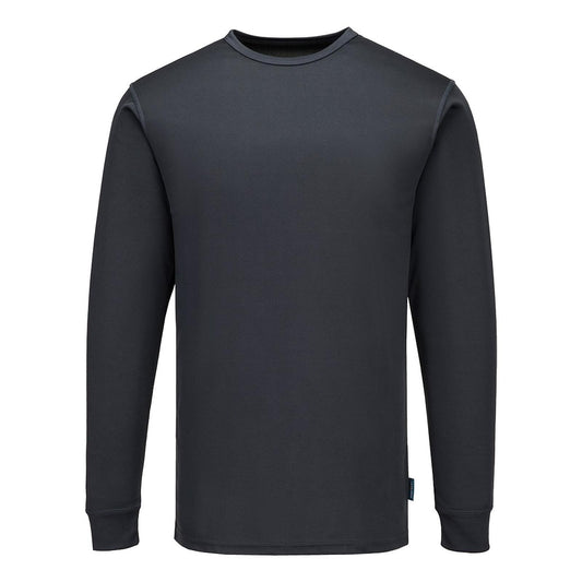 Portwest Basislaag Bescherming Tegen Alle Weersomstandigheden Thermoshirt B133 Thermische Basislaag Bovenlichaam houtskool(CH)