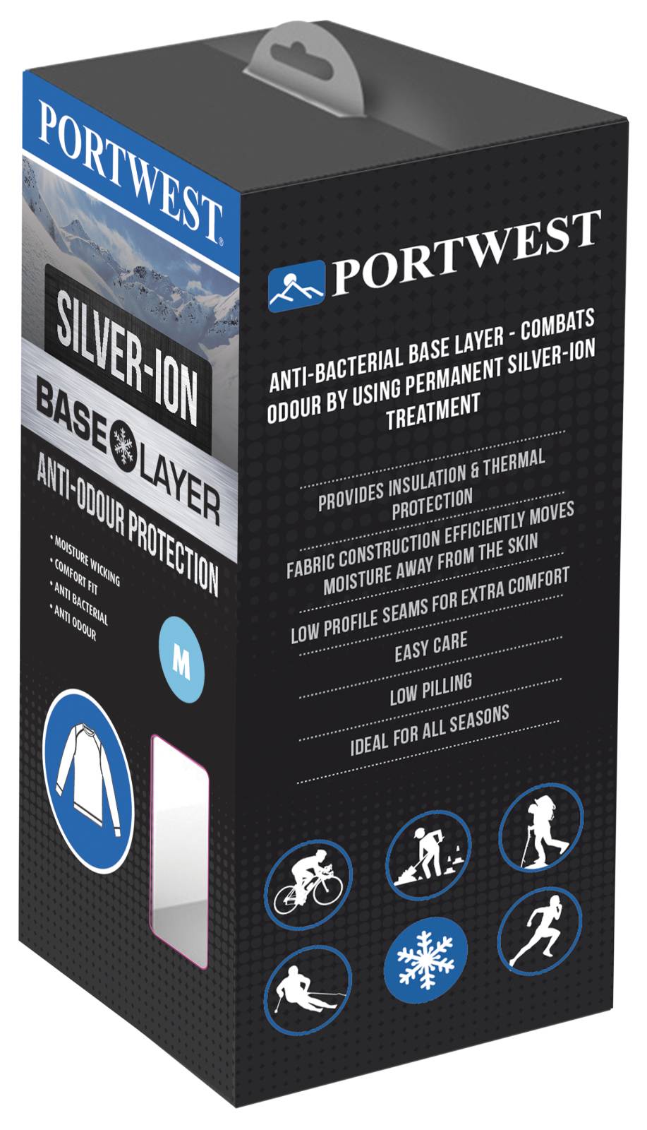 Portwest Shirts B153 zwart(BK)