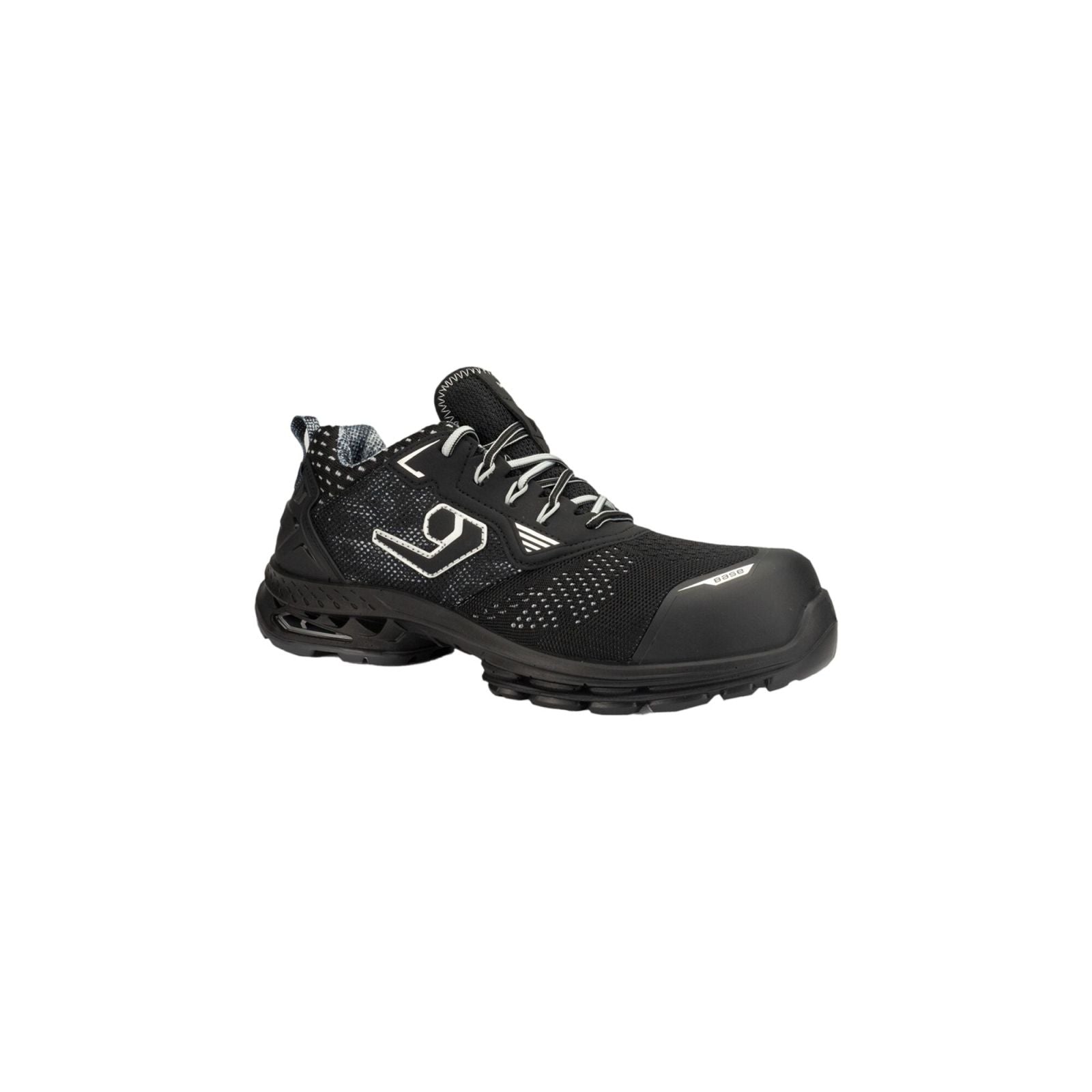 Base Run@Work Schoenen B1704B London S1PS ESD HIFLAP laag zwart-grijs(BK)