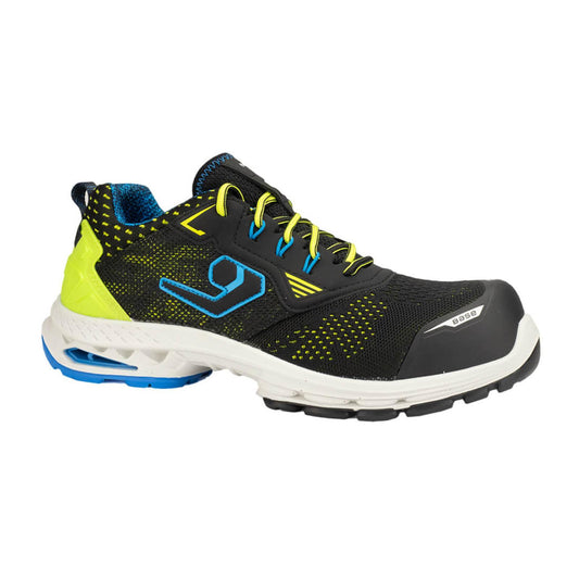 Base Run@Work Schoenen B1704D New York S1PS ESD HIFLAP laag zwart-groen(BG)