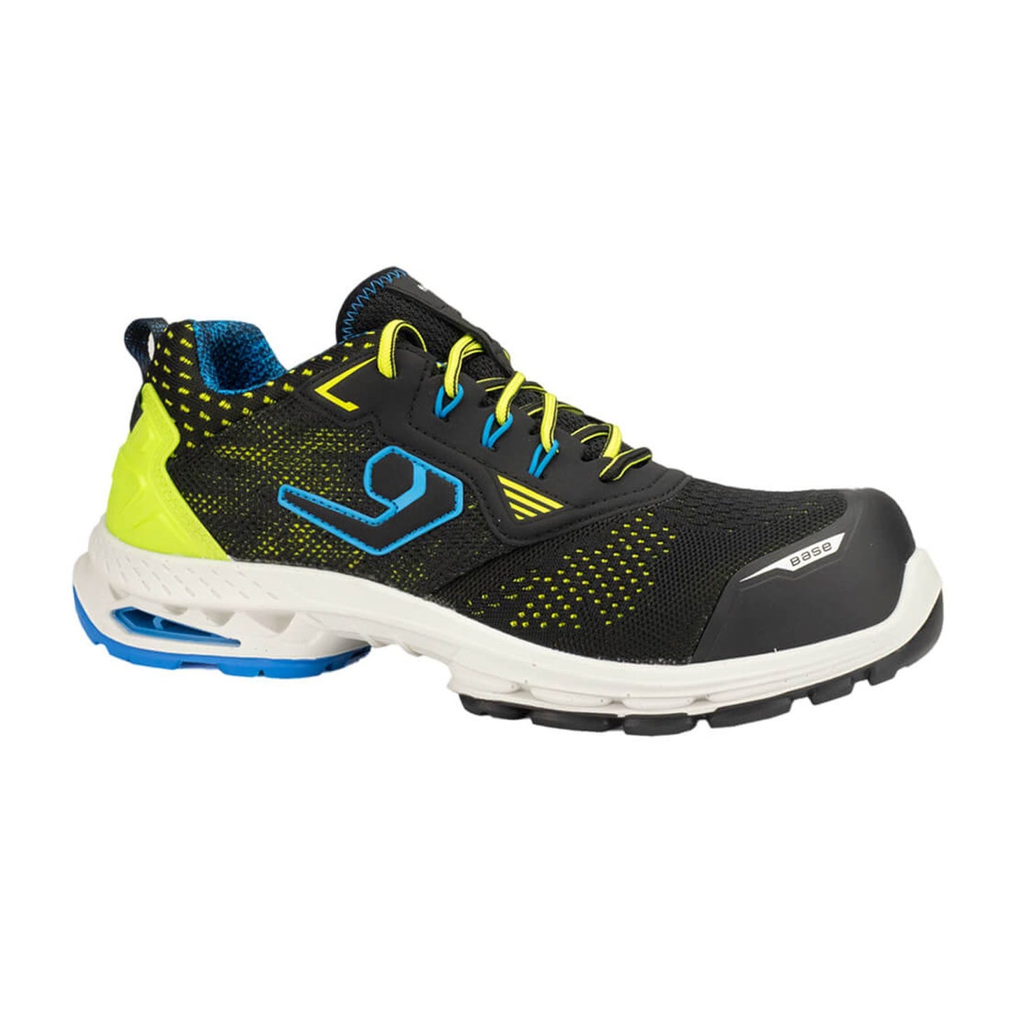 Base Run@Work Schoenen B1704D New York S1PS ESD HIFLAP laag zwart-groen(DB)