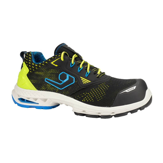 Base Run@Work Schoenen B1704D New York S1PS ESD HIFLAP laag zwart-groen(DB)